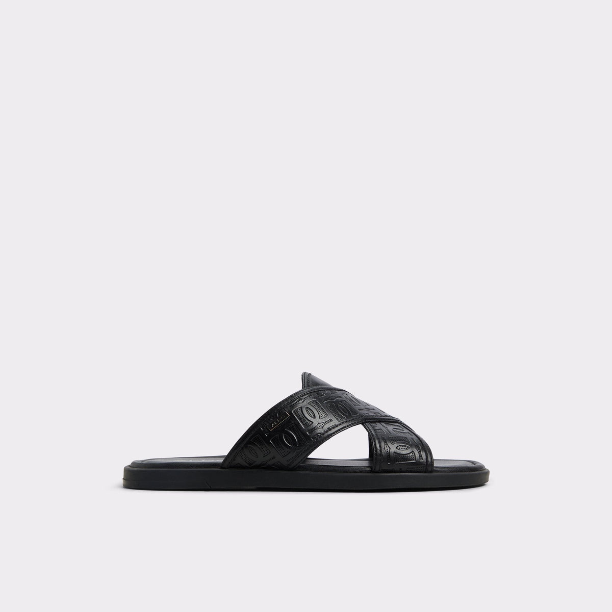 Aldo Olino Open Black Men's Slides - Slide sandal