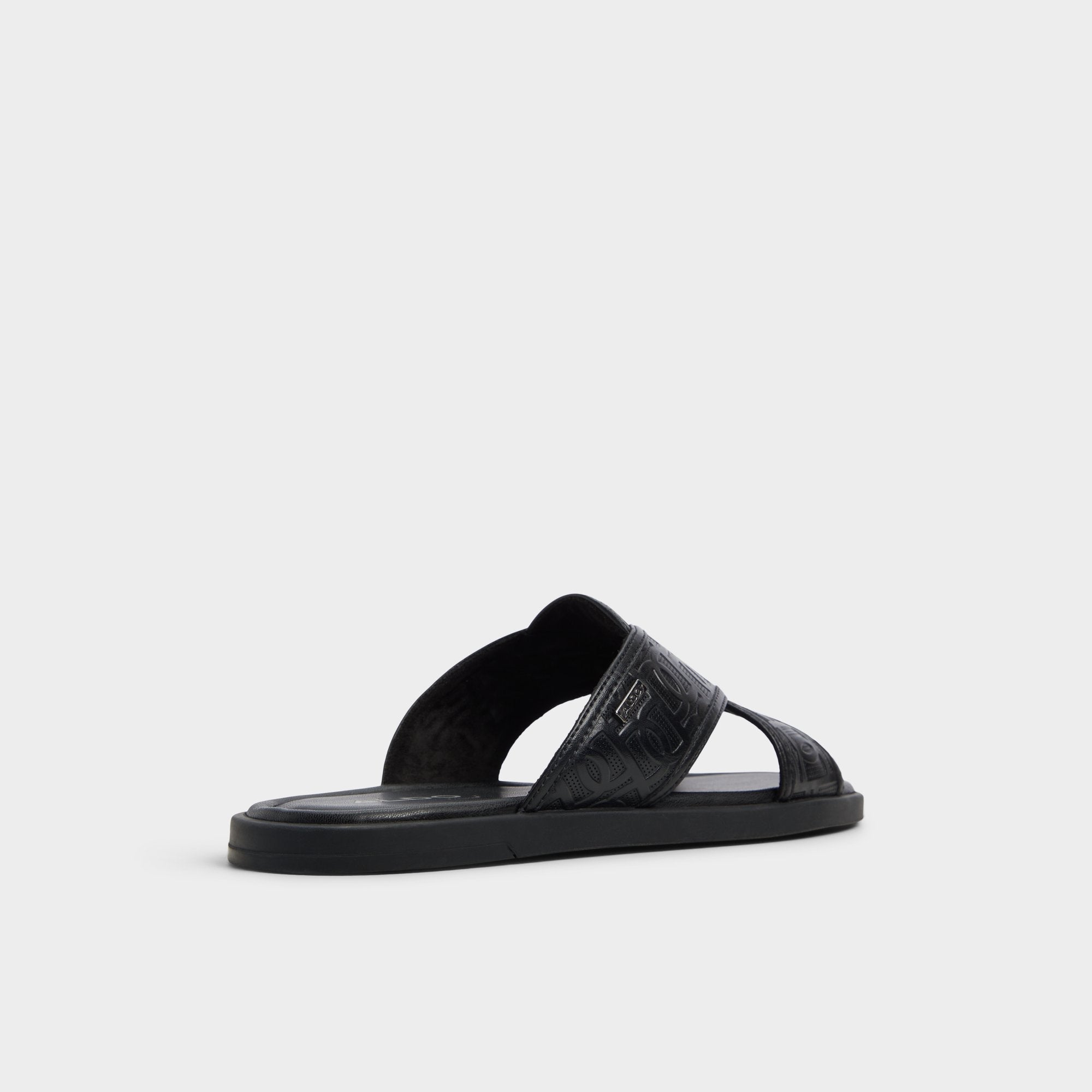 Aldo Olino Open Black Men's Slides - Slide sandal