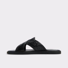 Aldo Olino Open Black Men's Slides - Slide sandal
