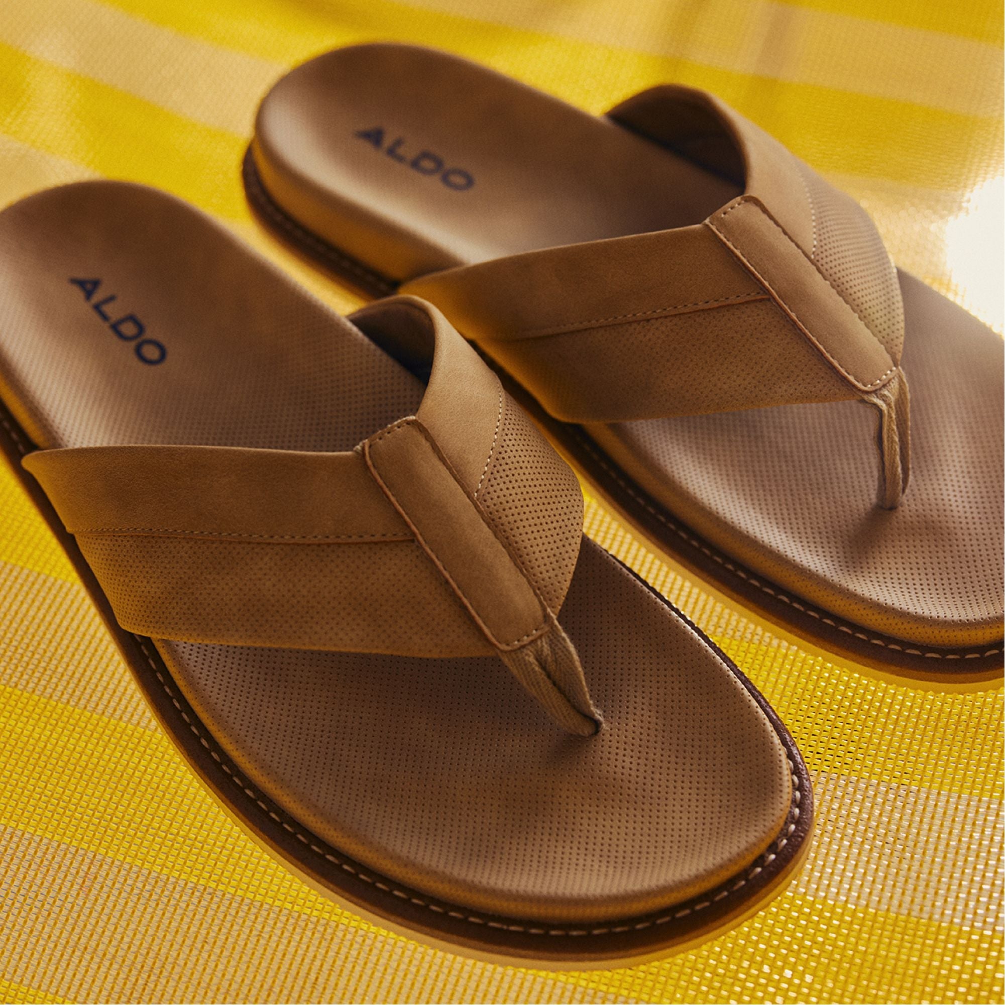 Aldo Beachbreeze Open Beige Men's Travel essentials - Slide sandal