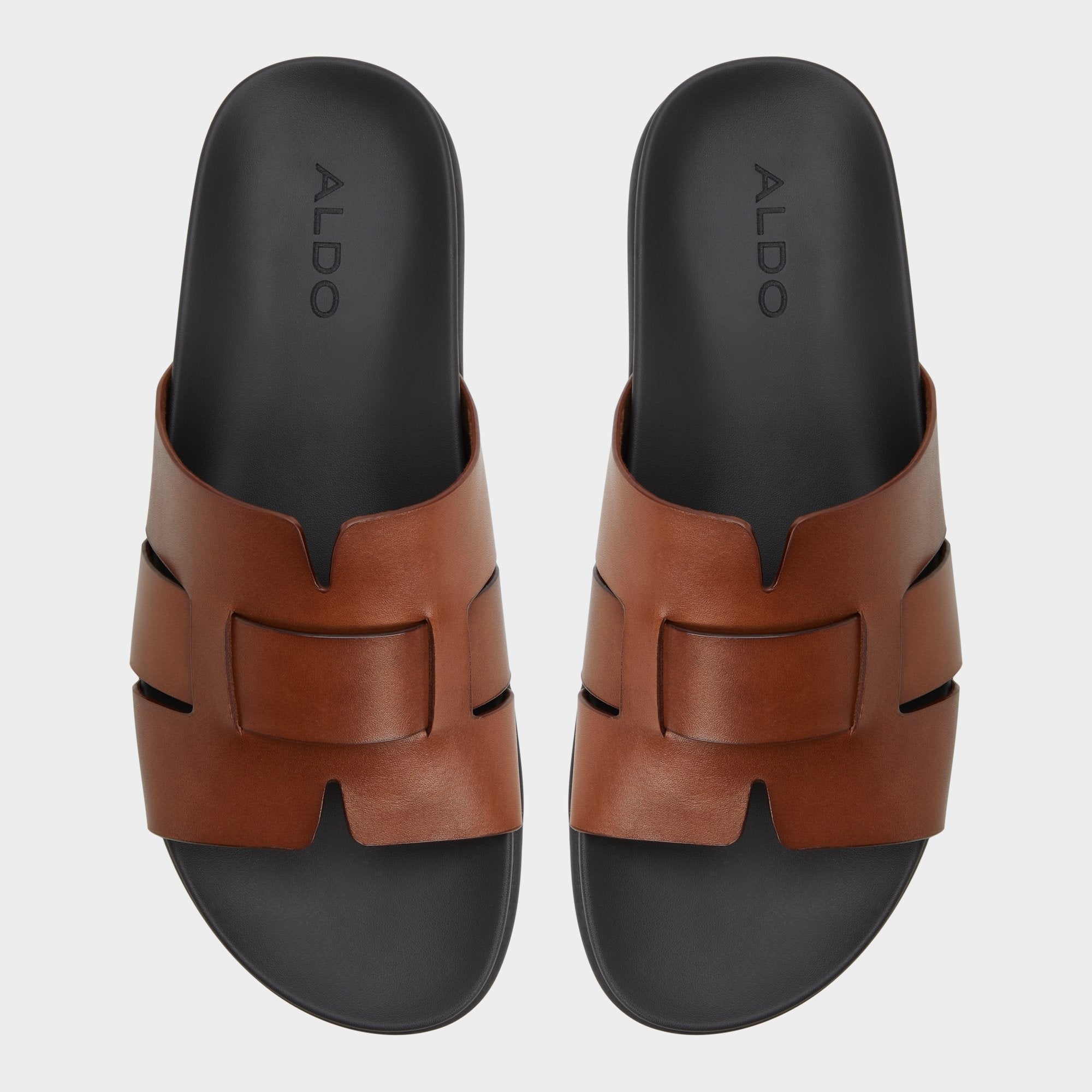 Aldo Padien Cognac Men's Sandals & Slides - Slide sandal