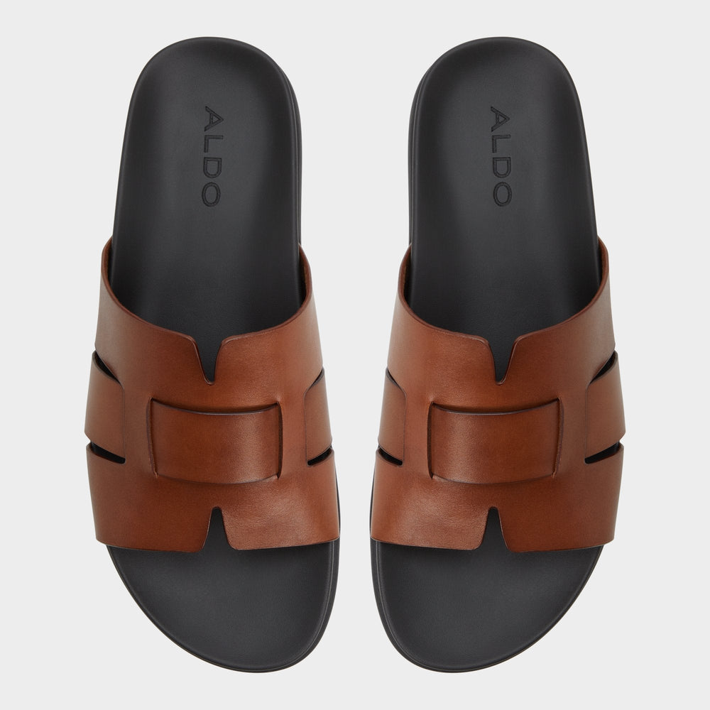 Aldo Padien Cognac Men's Sandals & Slides - Slide sandal