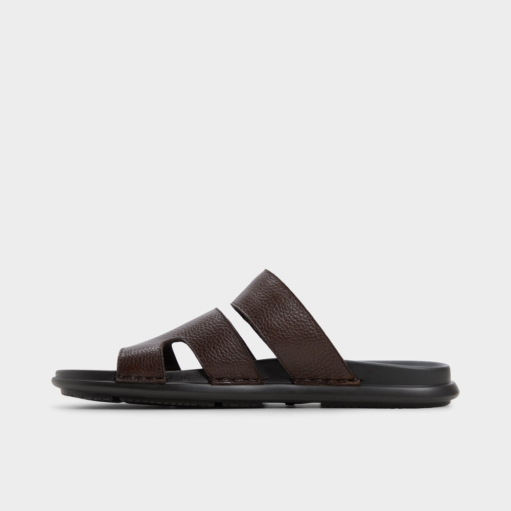 Aldo Windham Dark Brown Men's Sandals & Slides - Slide sandal
