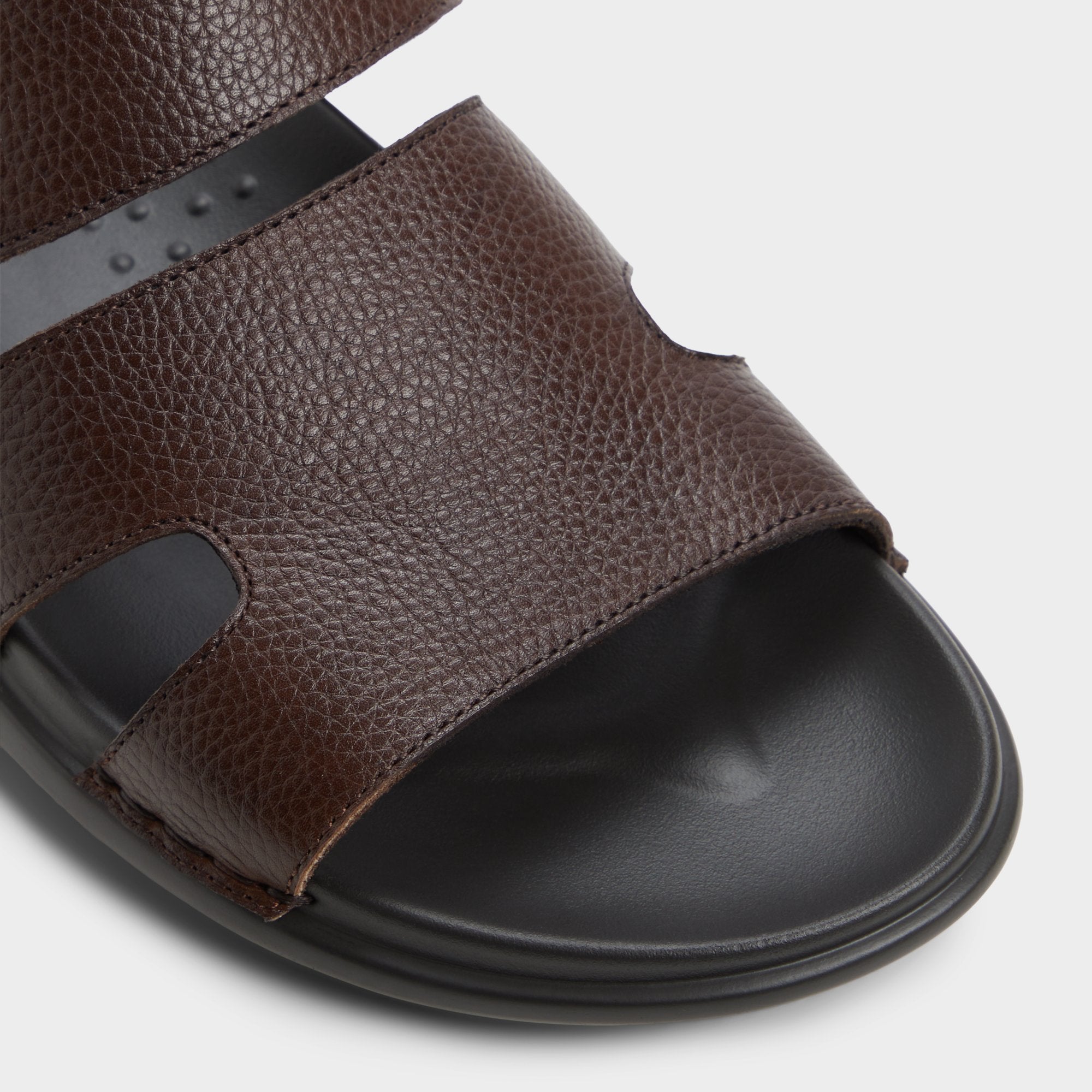 Aldo Windham Dark Brown Men's Sandals & Slides - Slide sandal