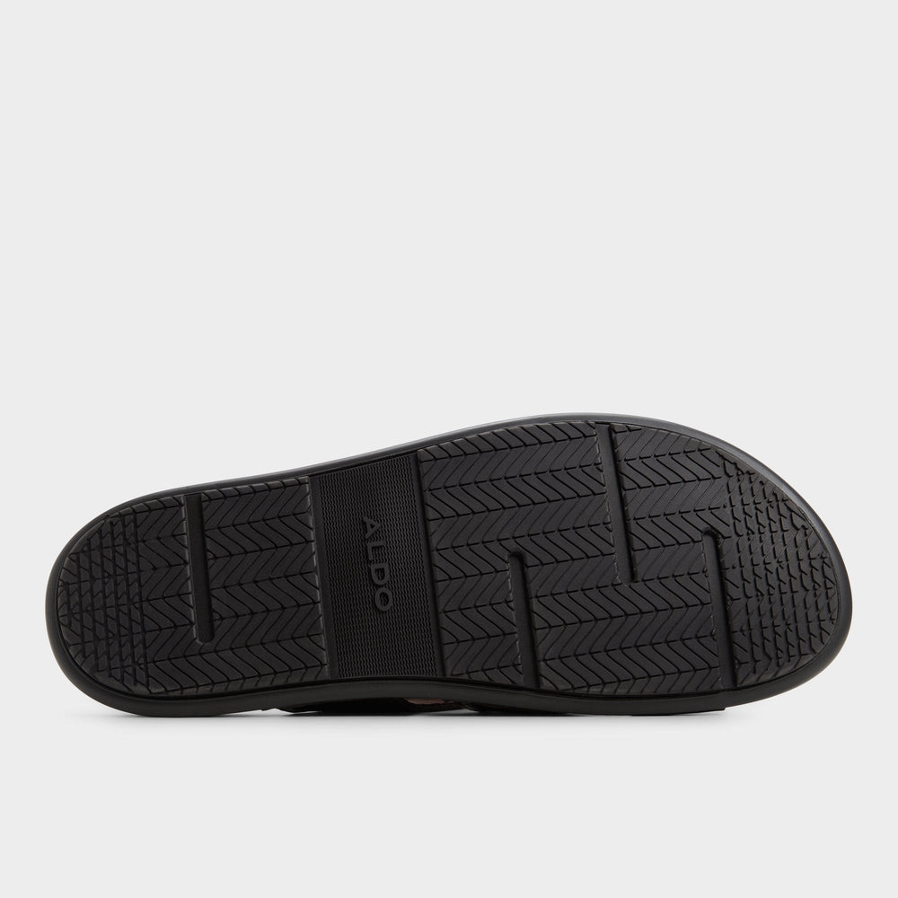 Aldo Windham Dark Brown Men's Sandals & Slides - Slide sandal