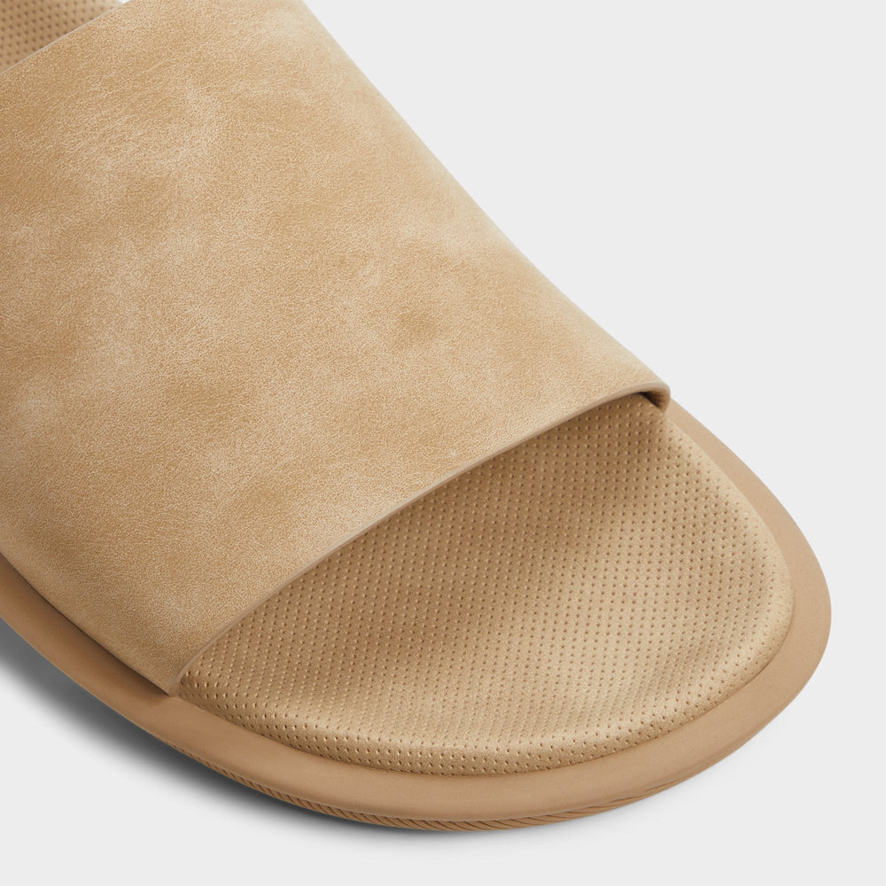 Aldo Galesa Light Beige Men's Slides - Slide sandal