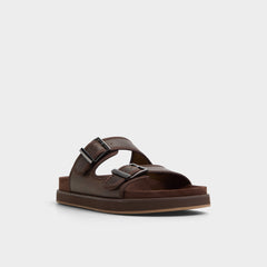 Aldo Sunnyside Dark Brown Men's Slides - Slide sandal