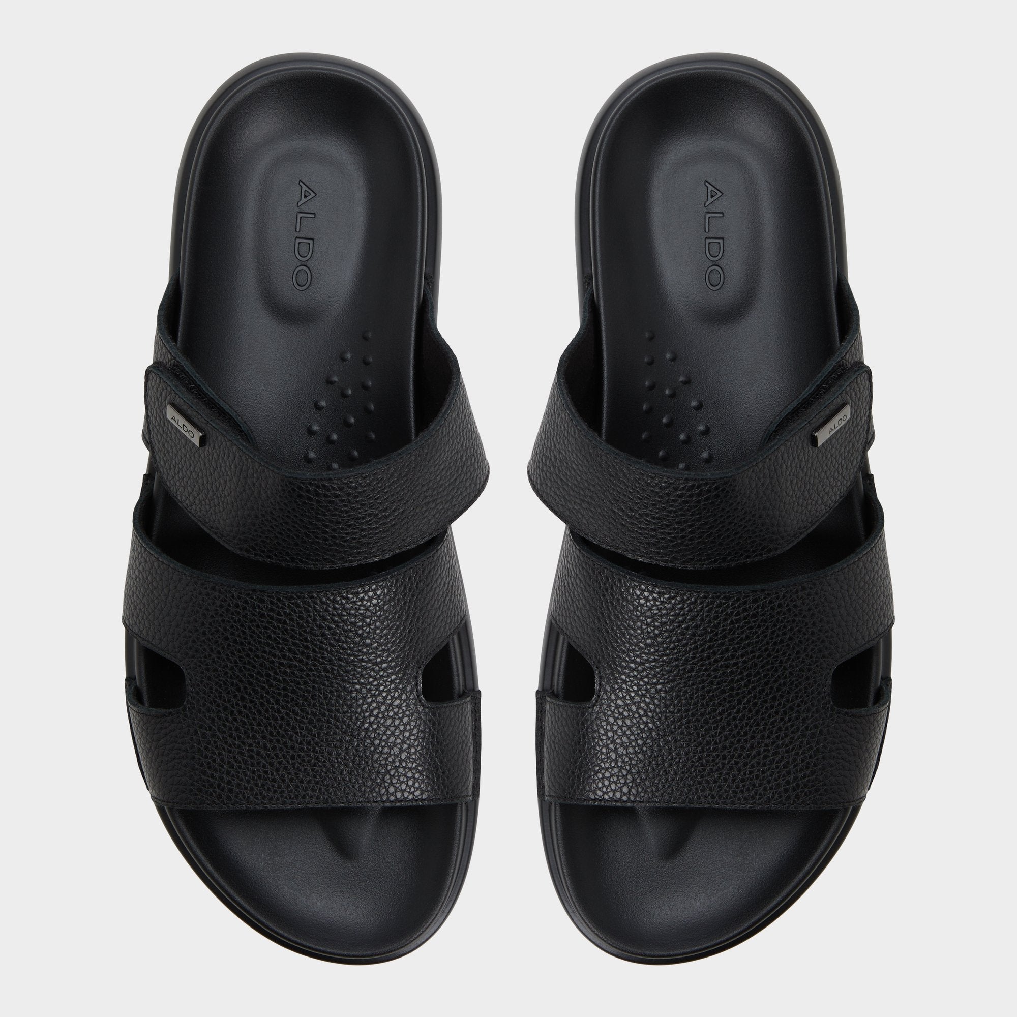 Aldo Windham Black Men's Sandals & Slides - Slide sandal