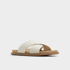 Aldo Marrin Open Beige Men's Slides - Slide sandal