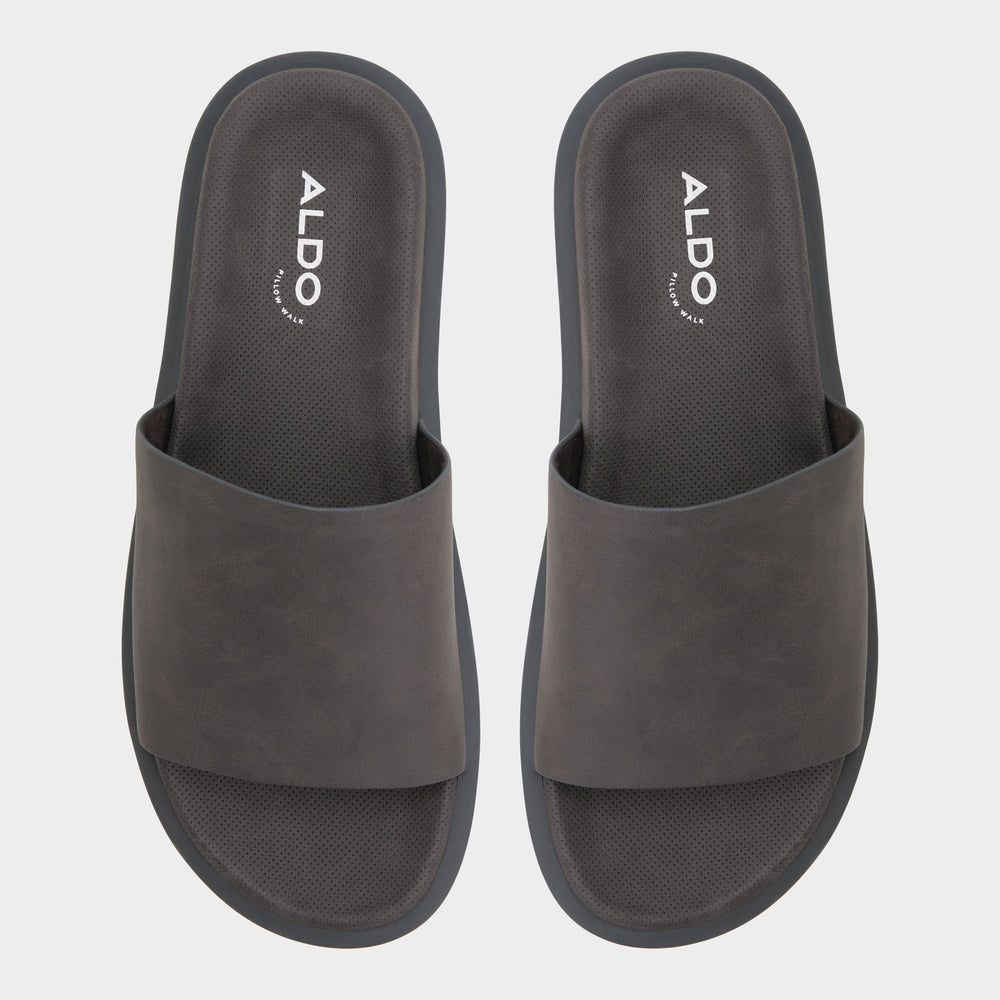 Aldo Galesa Brown Men's Slides - Slide sandal
