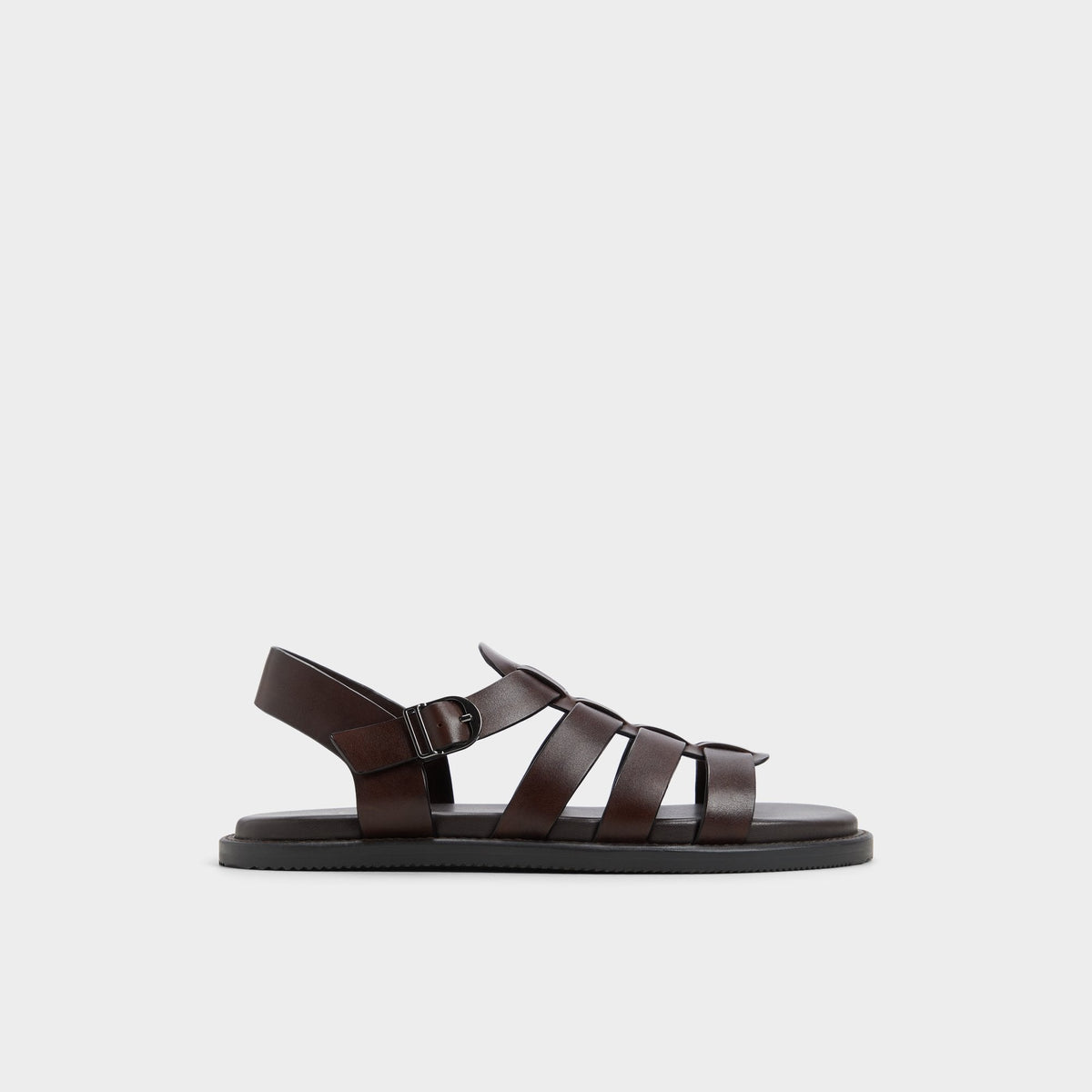 Aldo Warley Dark Brown Men's Sandals & Slides - Strappy flat sandal