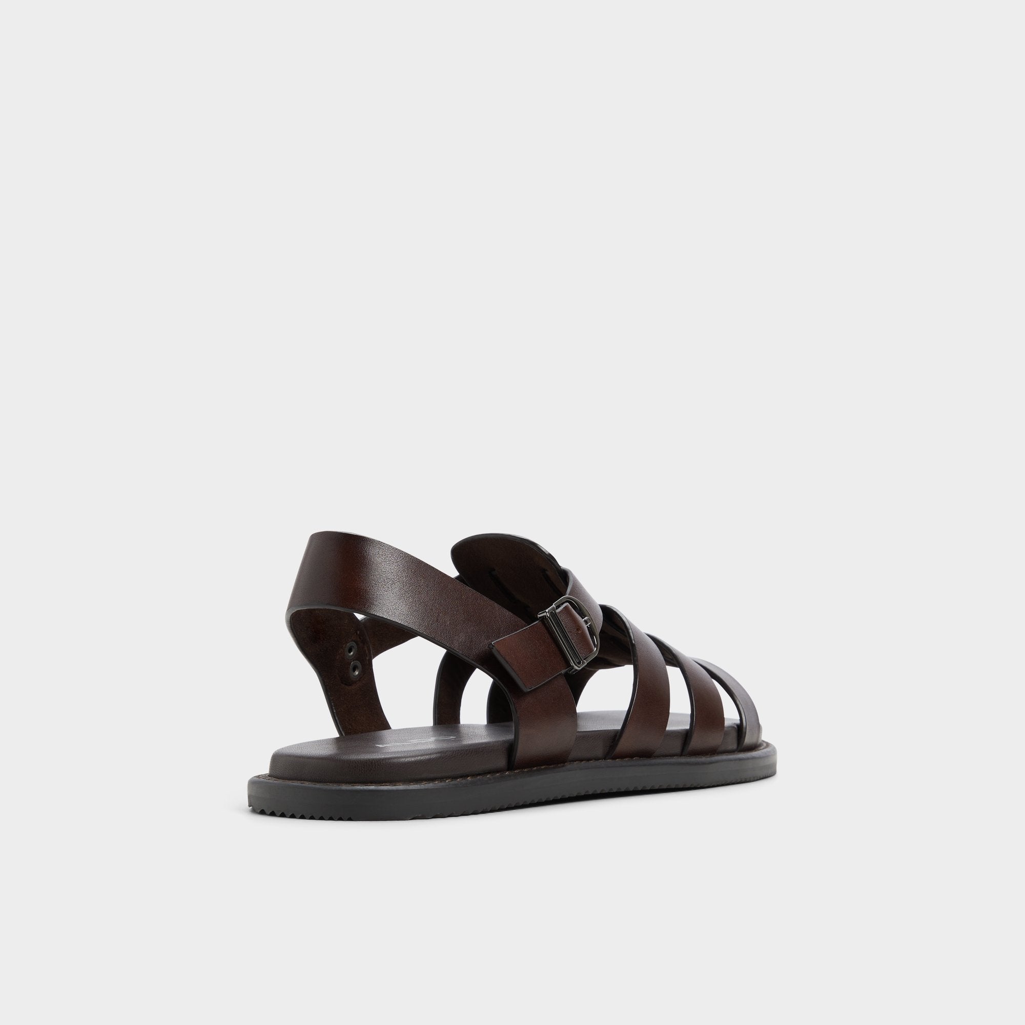 Aldo Warley Dark Brown Men's Sandals & Slides - Strappy flat sandal