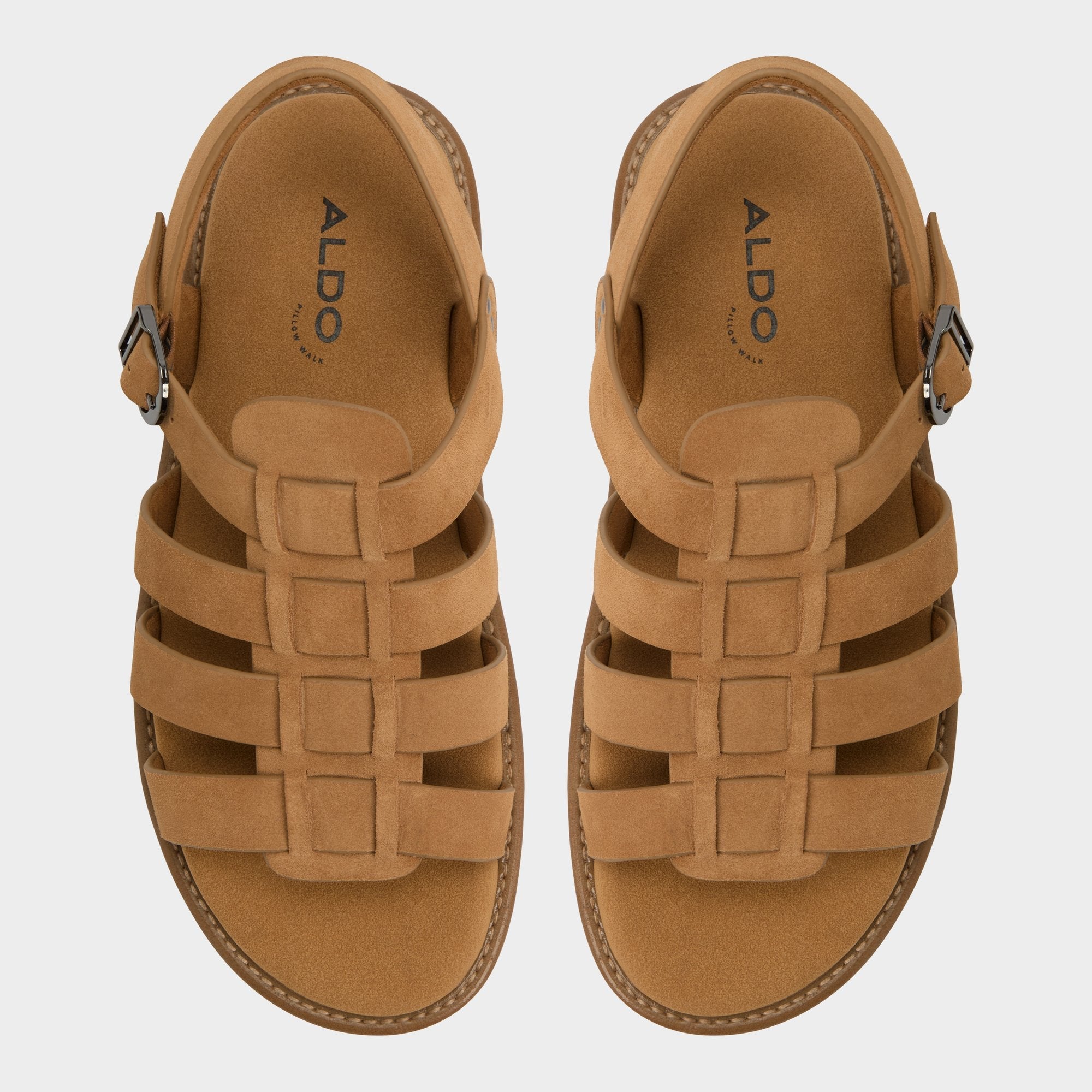 Aldo Warley Camel Men's Sandals & Slides - Strappy flat sandal