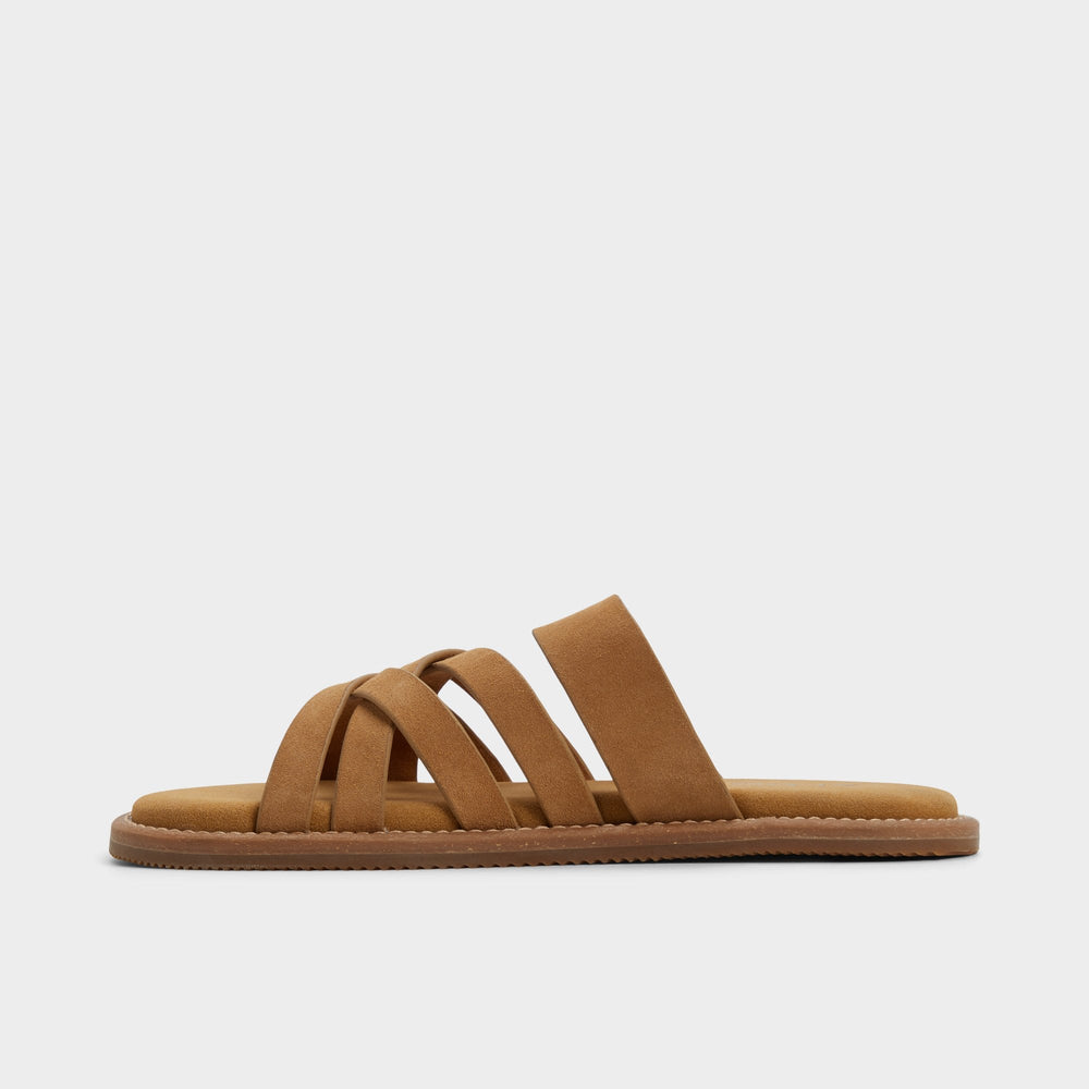 Aldo Haniff Camel Men's Sandals & Slides - Strappy flat sandal