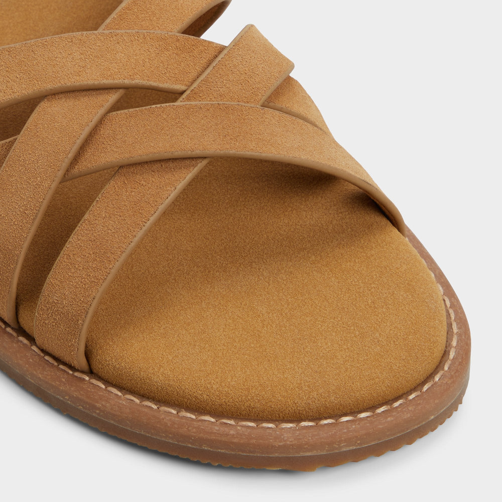 Aldo Haniff Camel Men's Sandals & Slides - Strappy flat sandal