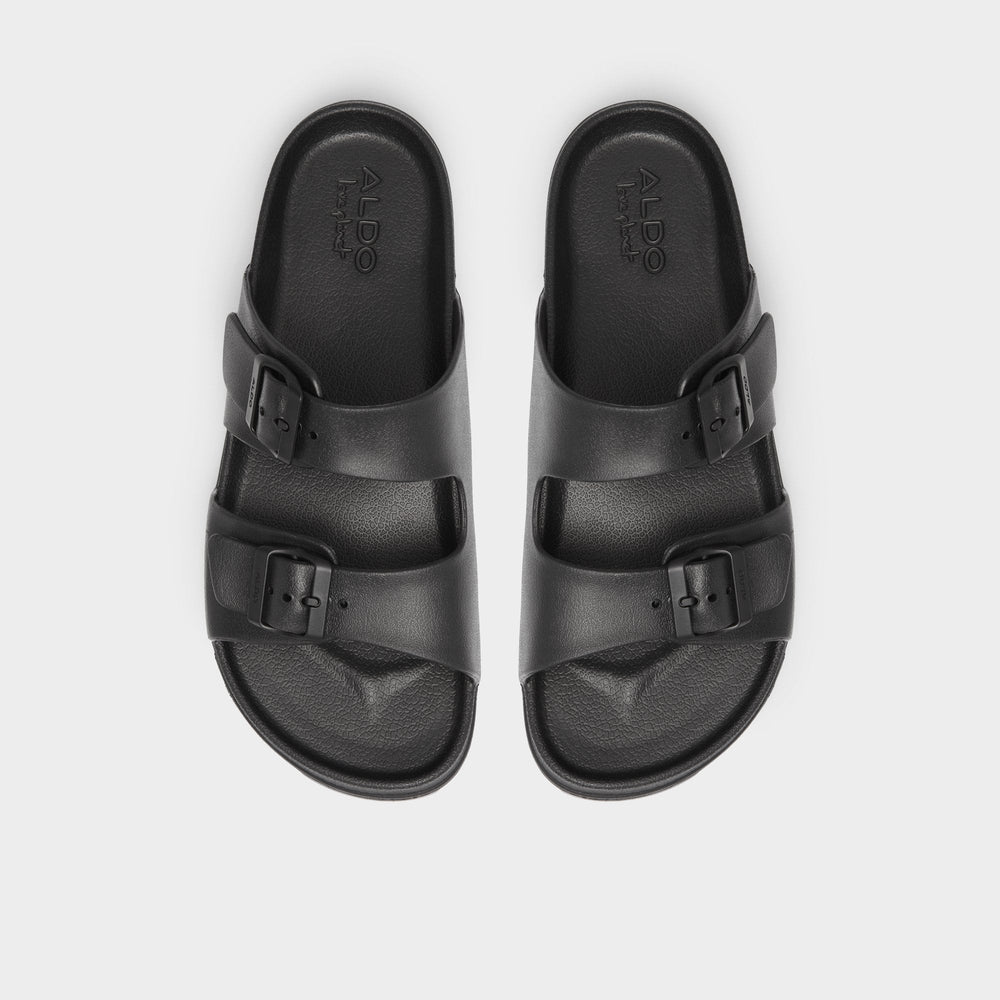 Aldo Hideo Black Men's Slides - Slide sandal