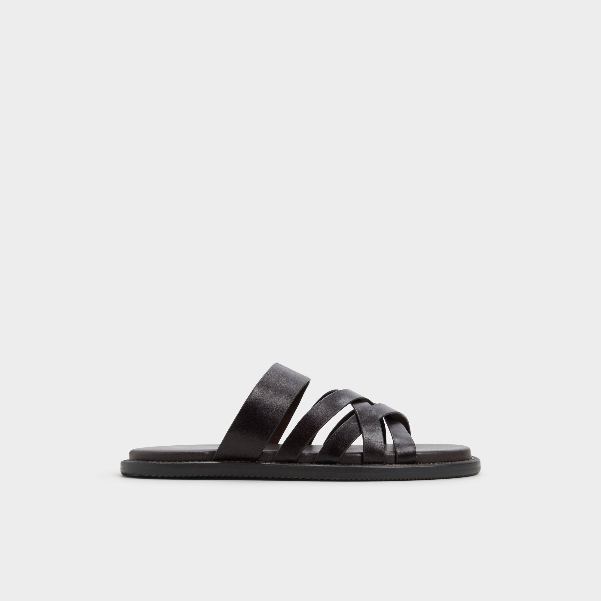 Aldo Haniff Brown Men's Sandals & Slides - Strappy flat sandal