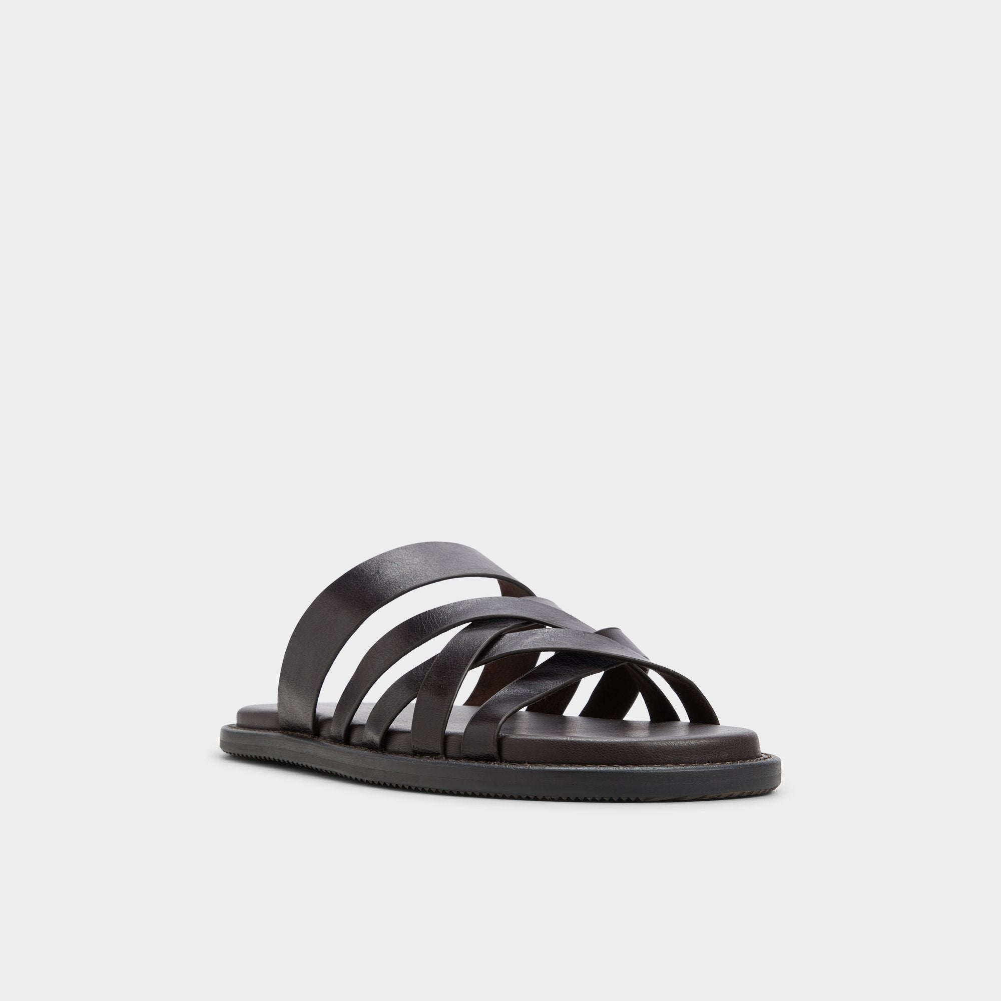 Aldo Haniff Brown Men's Sandals & Slides - Strappy flat sandal