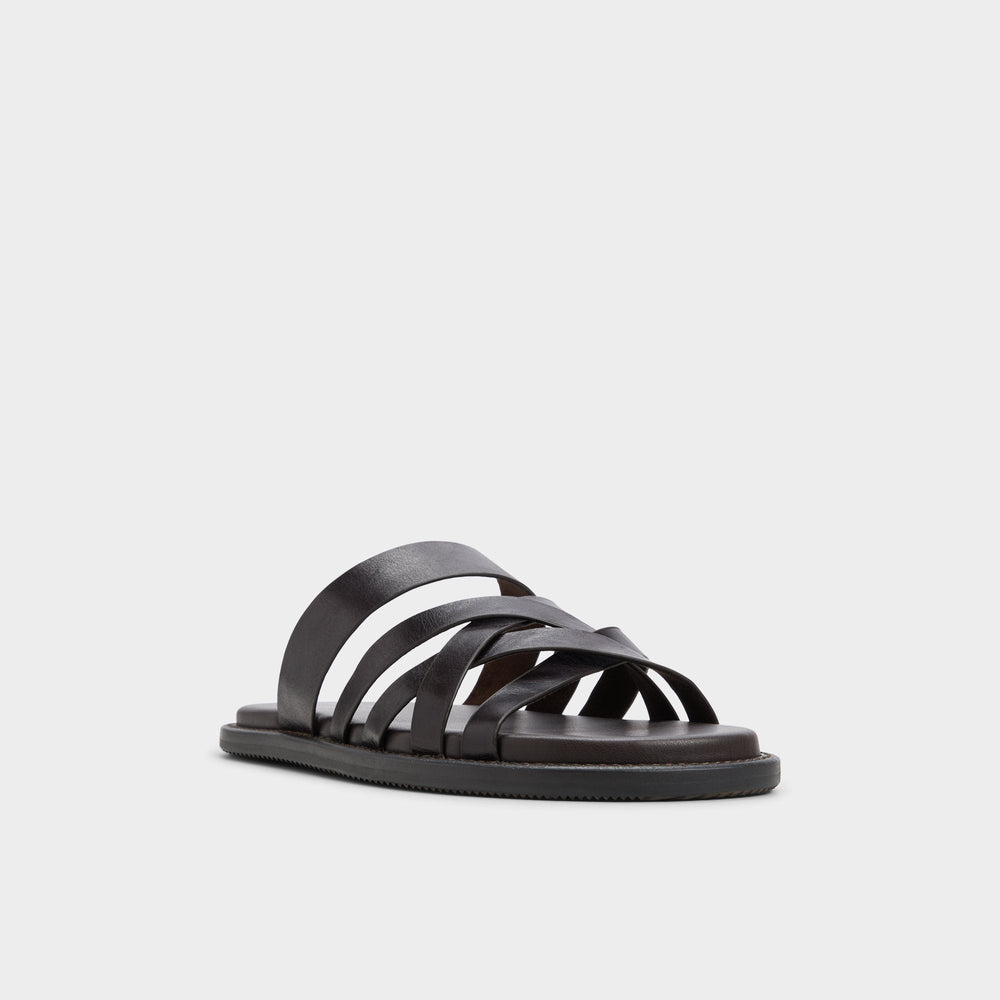 Aldo Haniff Brown Men's Sandals & Slides - Strappy flat sandal