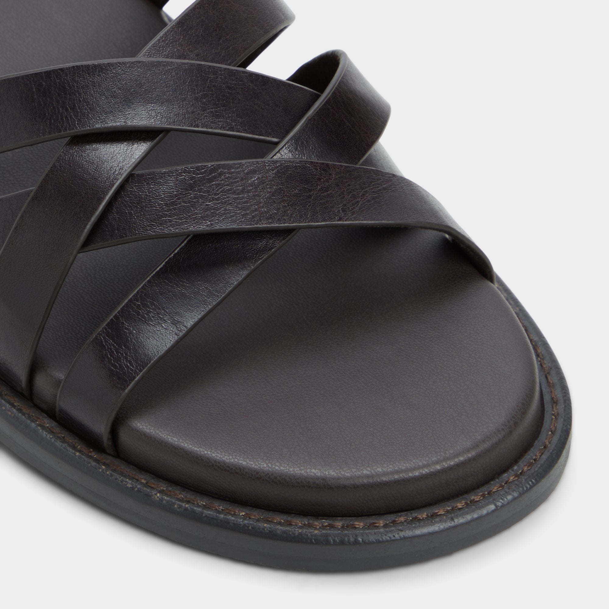 Aldo Haniff Brown Men's Sandals & Slides - Strappy flat sandal