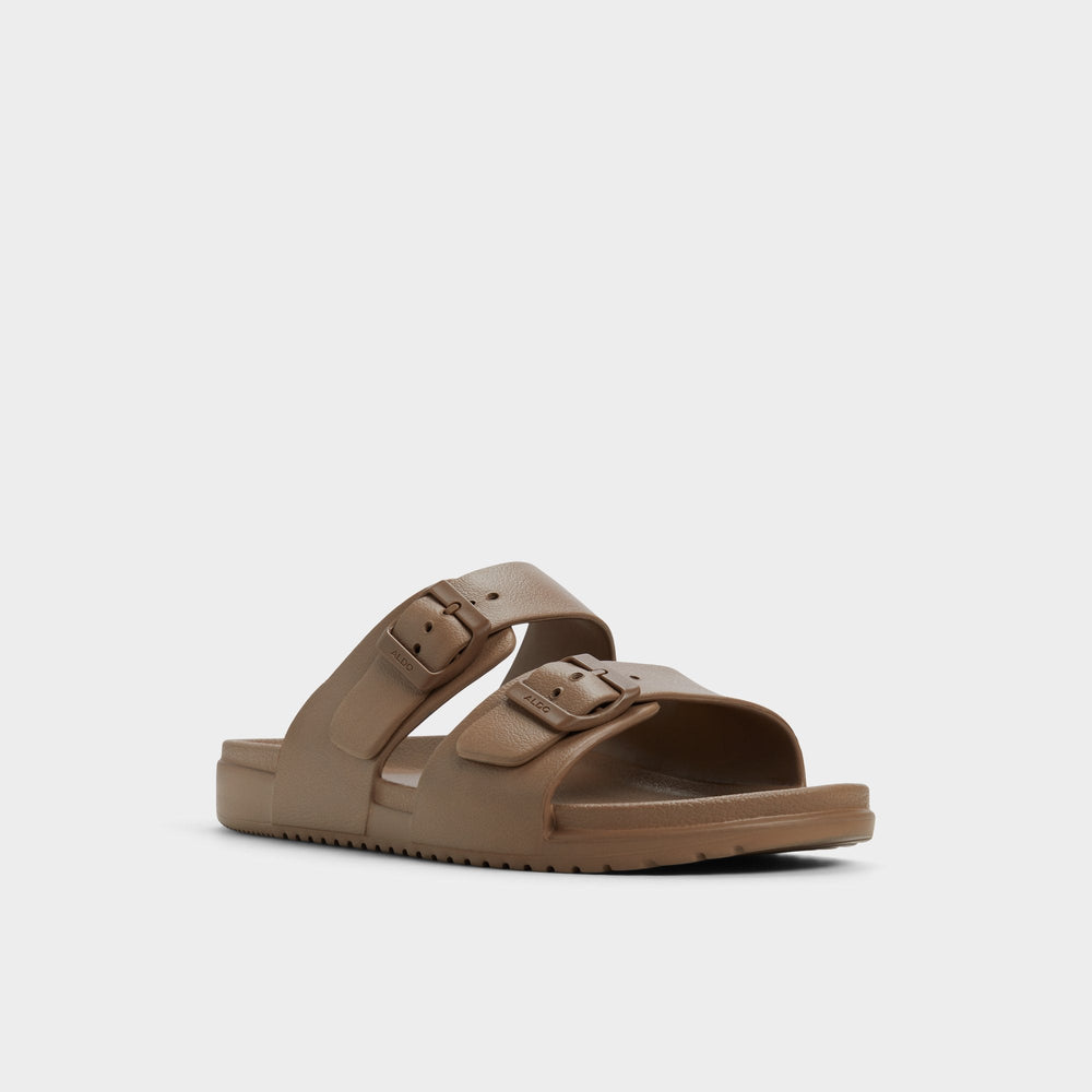Aldo Hideo Light Brown Men's Slides - Slide sandal