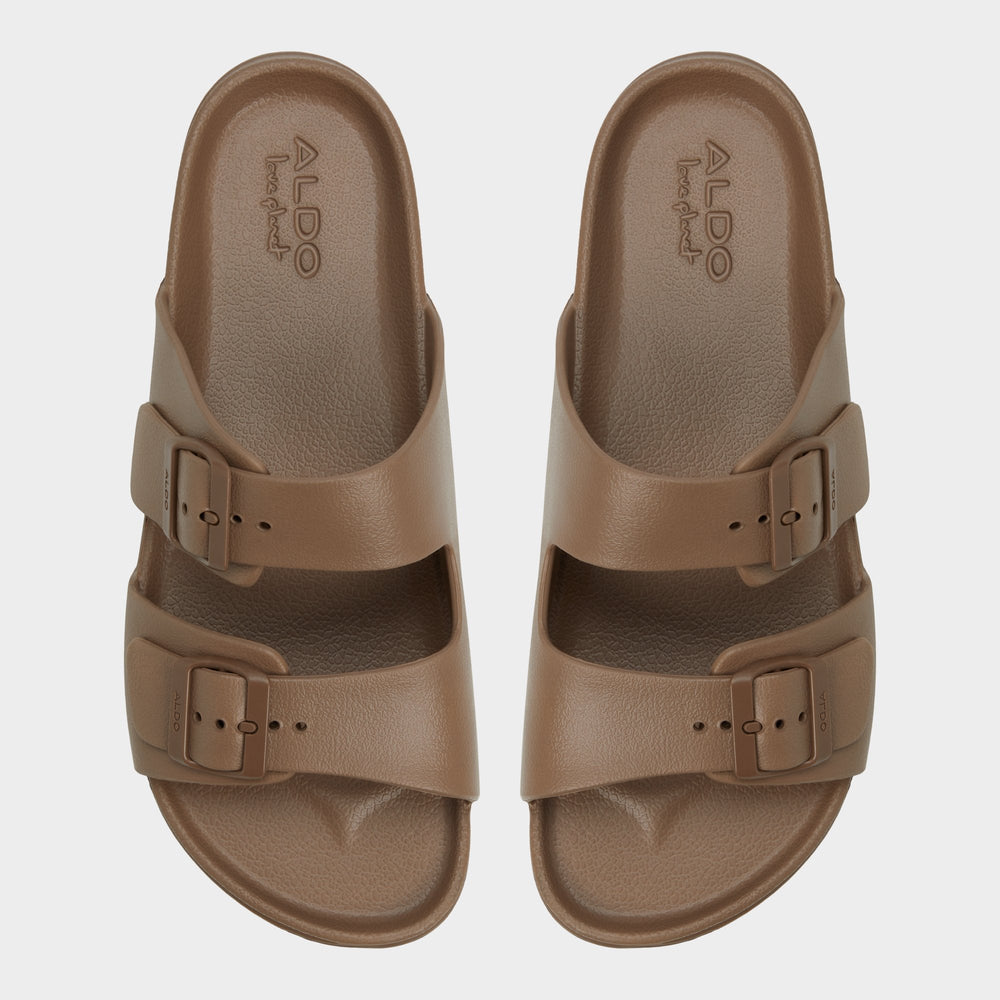 Aldo Hideo Light Brown Men's Slides - Slide sandal