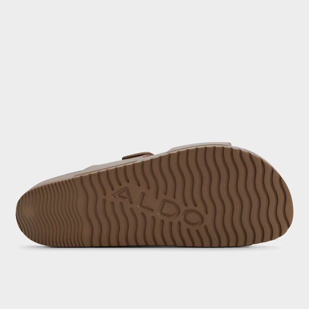 Aldo Hideo Light Brown Men's Slides - Slide sandal