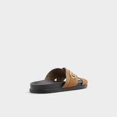 Aldo Delmar Open Brown Men's Slides - Slide sandal