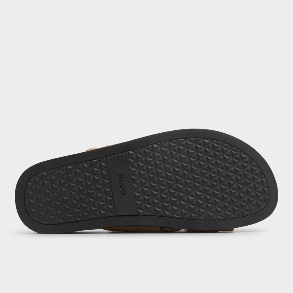 Aldo Delmar Open Brown Men's Slides - Slide sandal