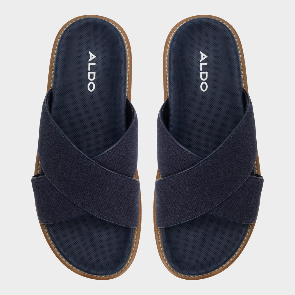 Aldo Marrin Navy Men's Slides - Slide sandal