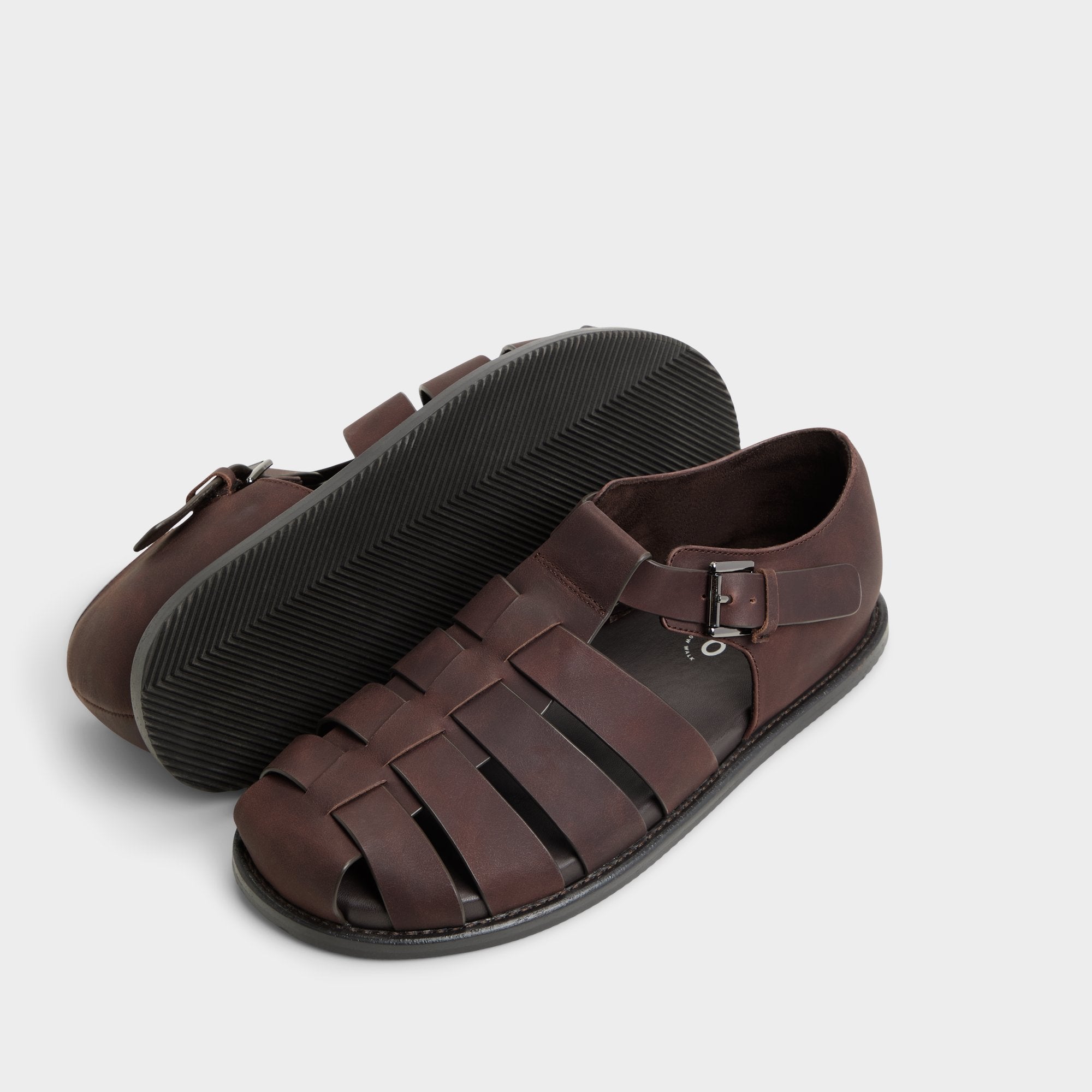Aldo Wildhaven Brown Overflow Men's Sandals & Slides - Flat sandal