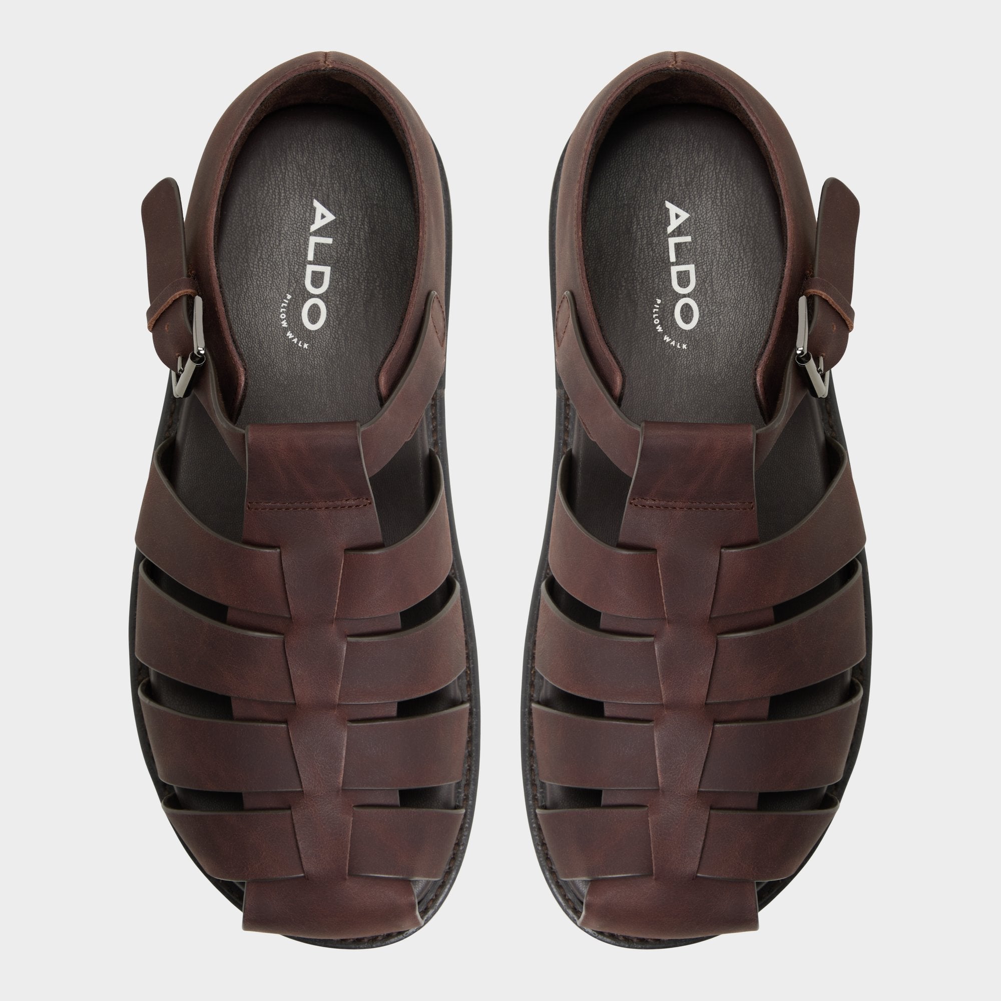 Aldo Wildhaven Brown Overflow Men's Sandals & Slides - Flat sandal