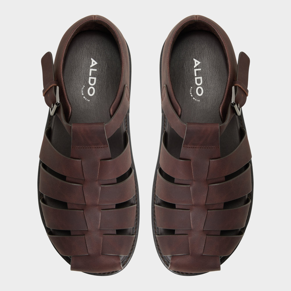 Aldo Wildhaven Brown Overflow Men's Sandals & Slides - Flat sandal