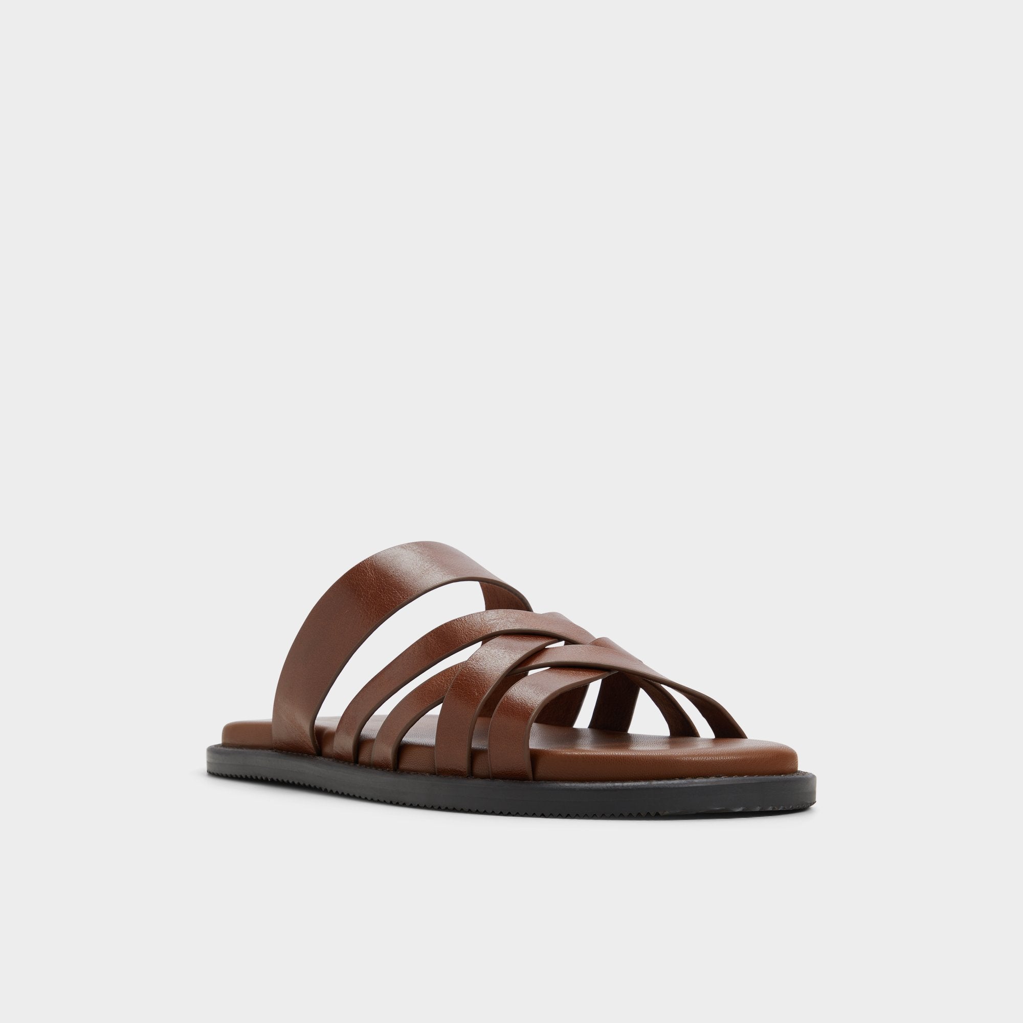 Aldo Haniff Cognac Men's Sandals & Slides - Strappy flat sandal