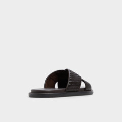 Aldo Tarik Dark Brown Men's Sandals & Slides - Slide sandal