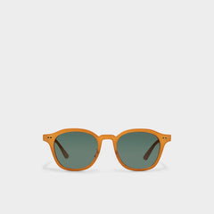 Aldo Kasienx Dark Yellow Men's Round - Round sunglasses