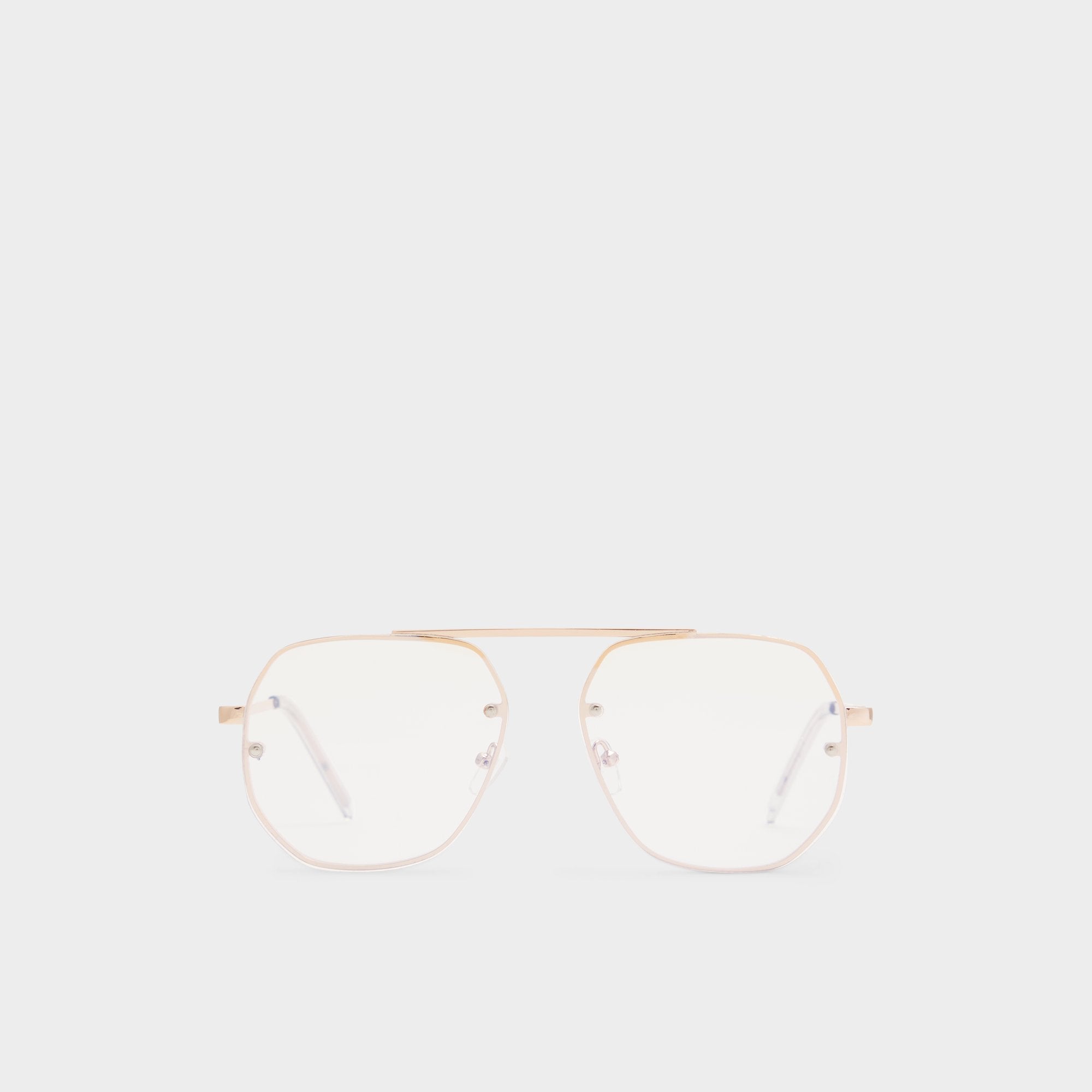 Aldo Diprion Gold Men's Aviator - Non-prescription reading glasses