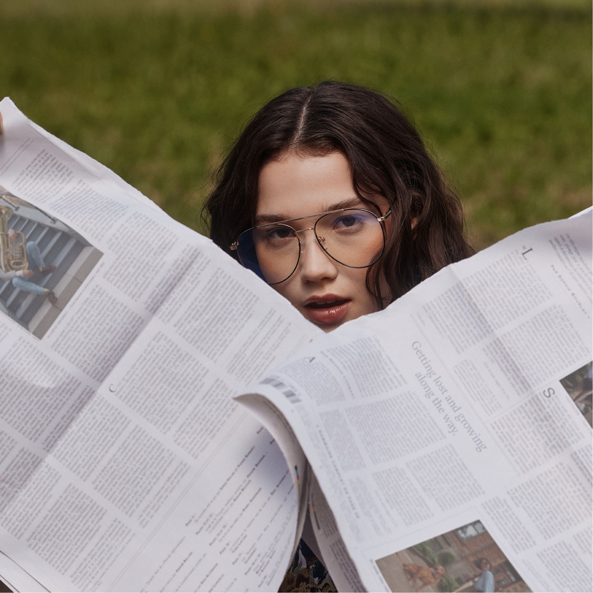 Aldo Edoawen in Black Gold Multi - Non-prescription reading glasses