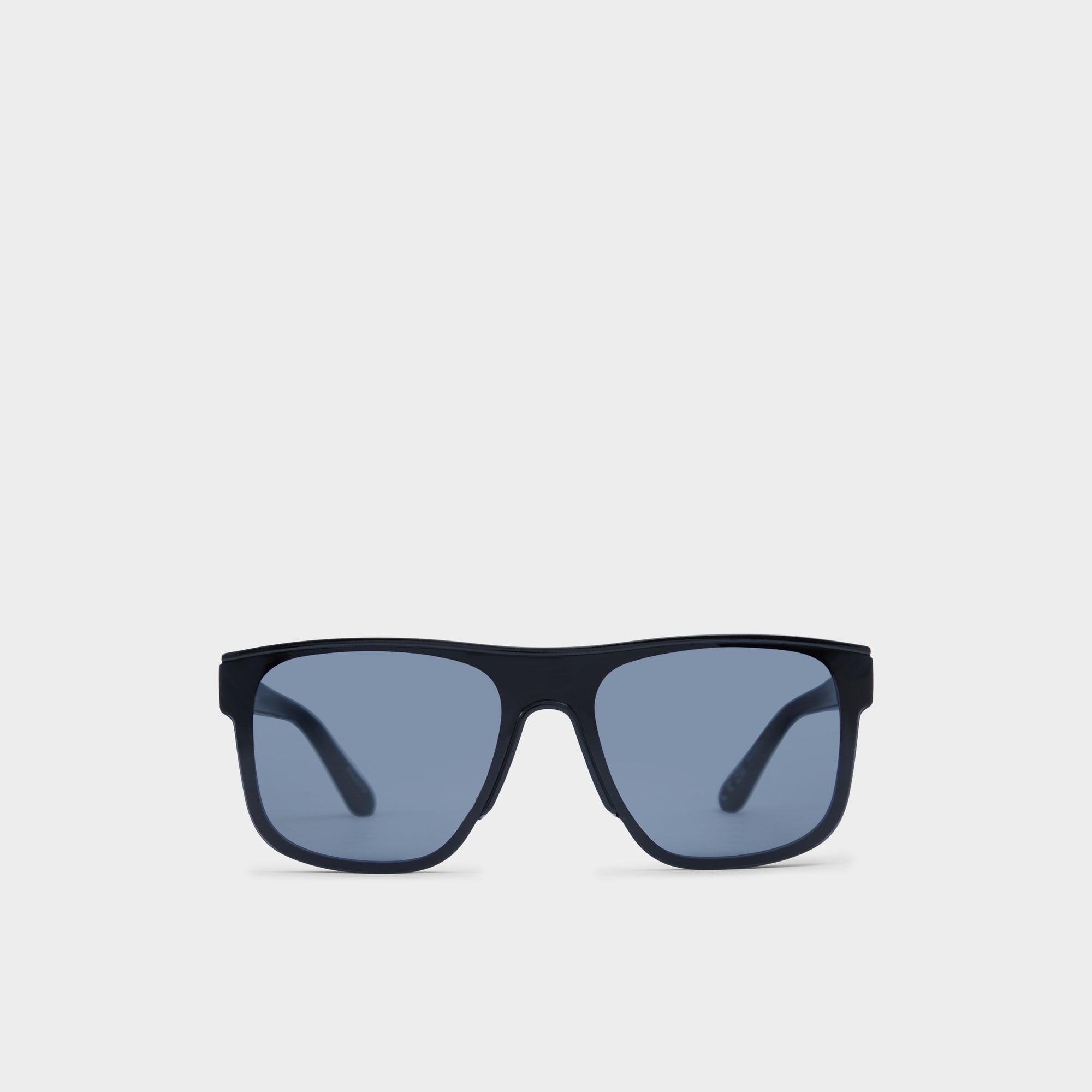 Aldo Tervetes Black Men's Shield - Rectangle sunglasses