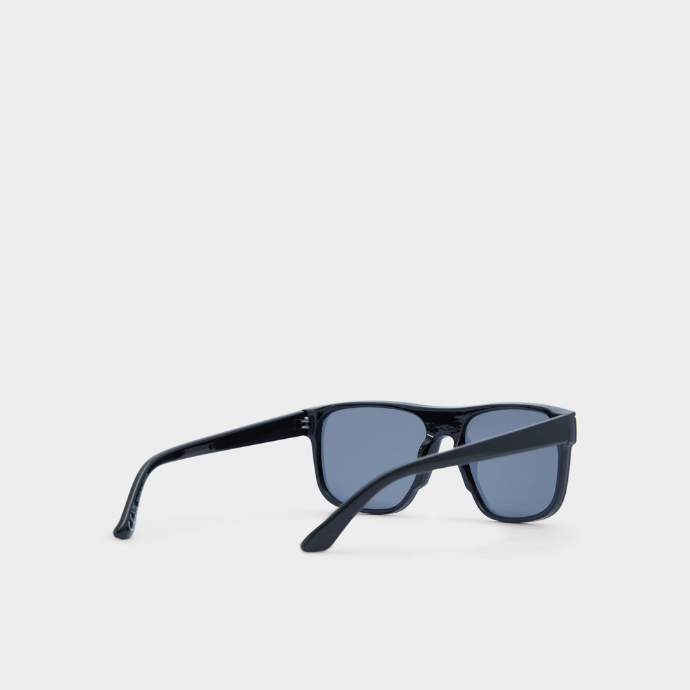 Aldo Tervetes Black Men's Shield - Rectangle sunglasses