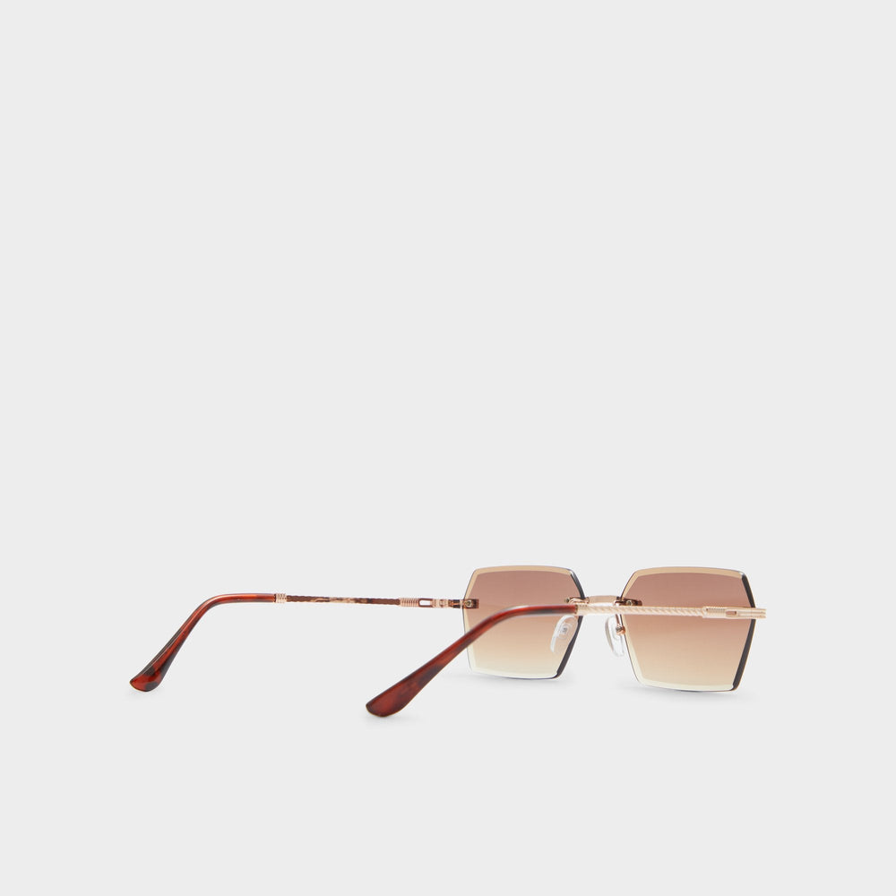 Aldo Arilalith Light Brown Men's Round - Oval sunglasses