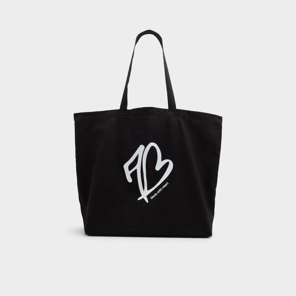 Aldo Made With Heart Tote Black/White Tote & Satchel bags - Tote bag