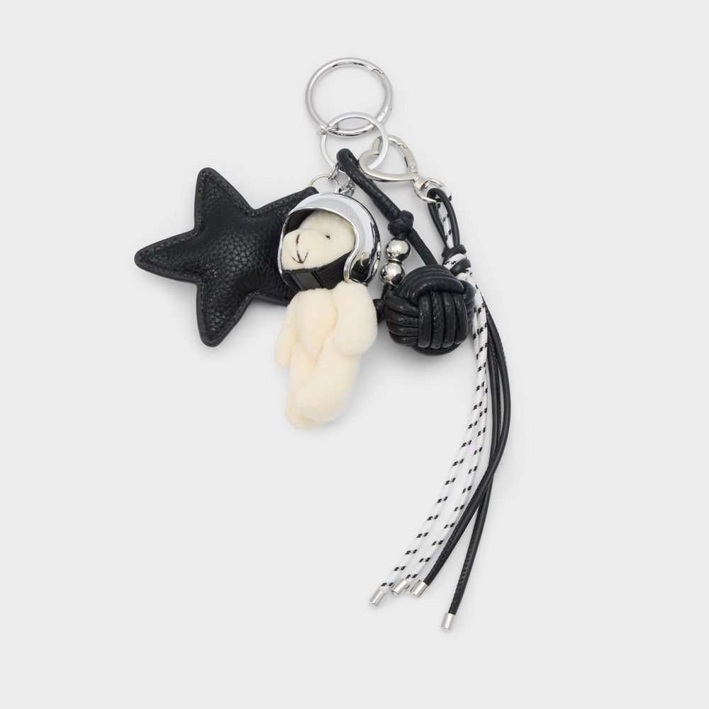 Aldo Astrobear in Black Silver Multi - Bag charm