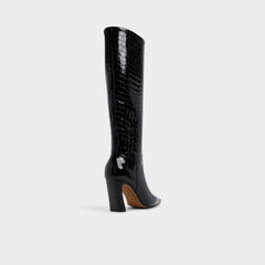 Aldo Vivienna in Black - Knee-high boot, Block heel