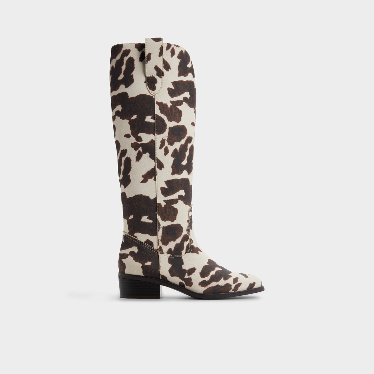 Aldo Kaydia in Open Brown 14179225 - Western knee-high boot, Block heel