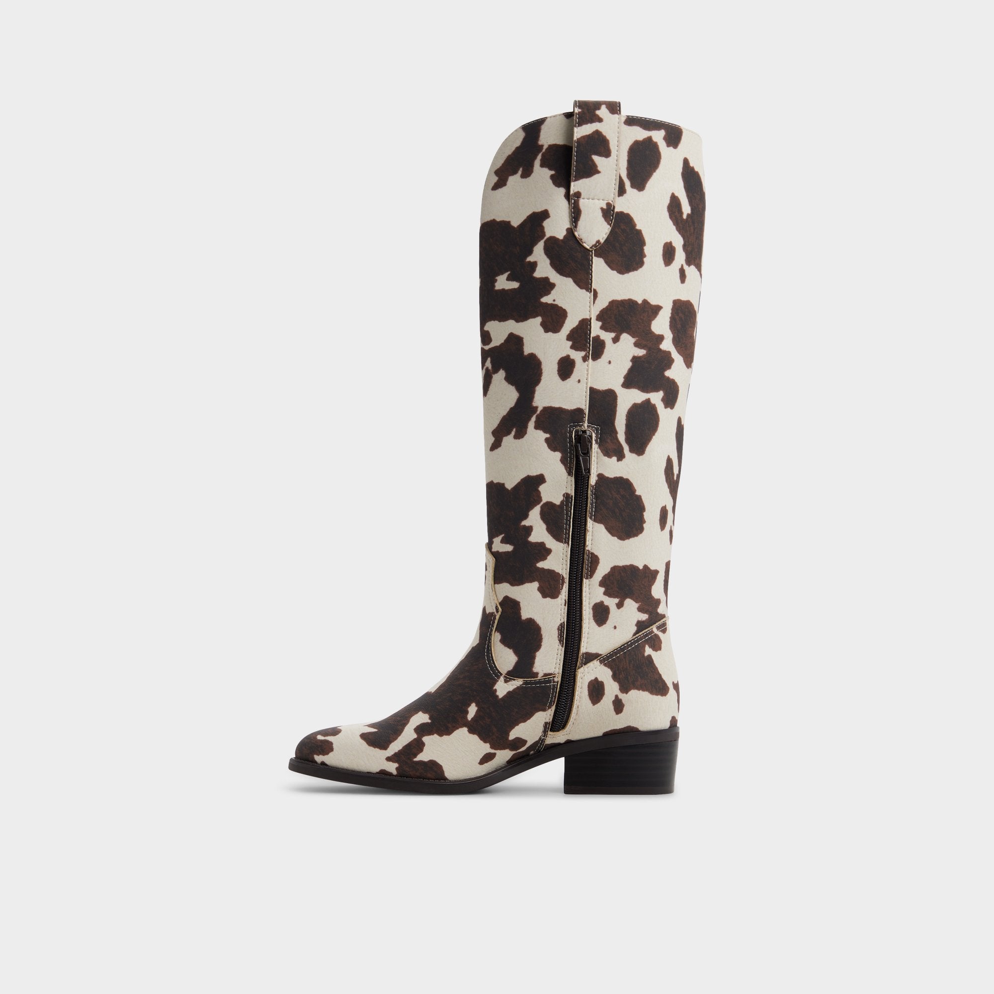Aldo Kaydia in Open Brown 14179225 - Western knee-high boot, Block heel