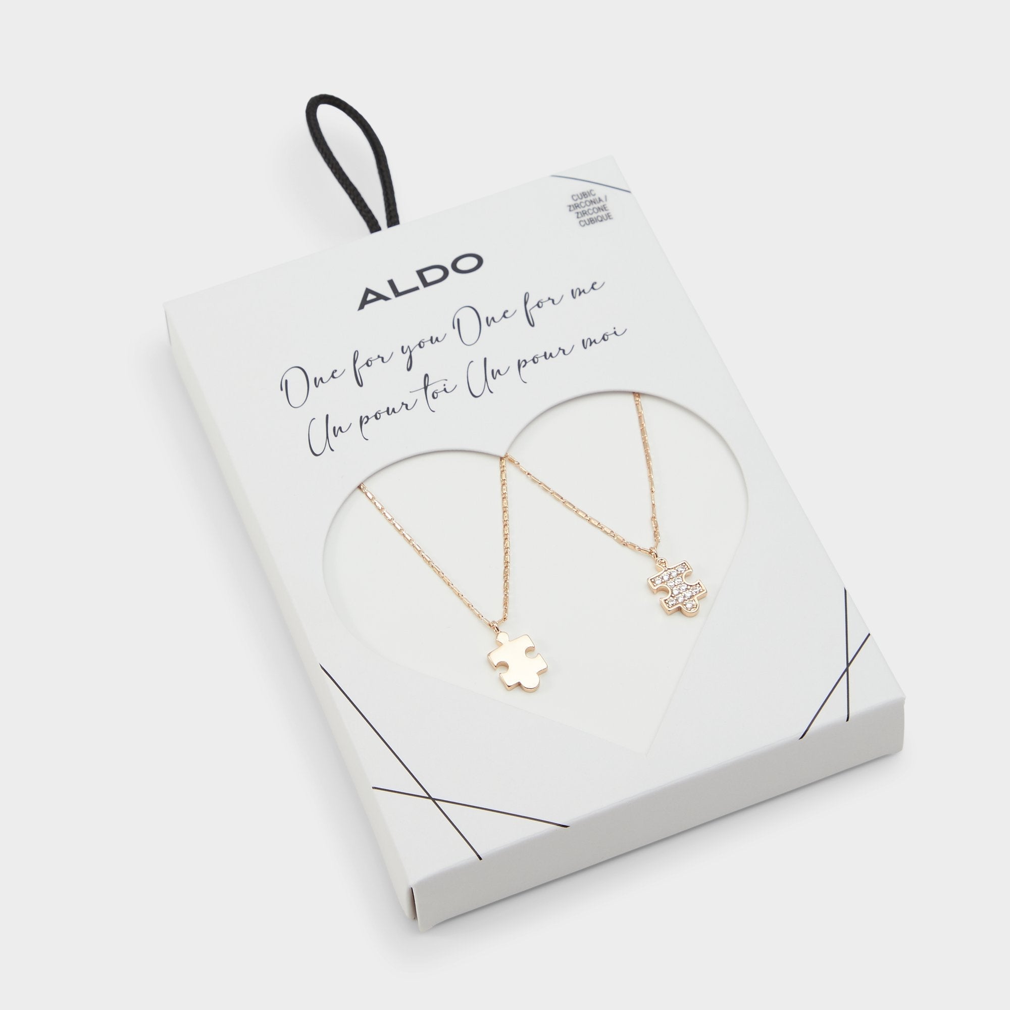 Aldo Besties Gold/Clear Multi Women's Necklaces - Gift set