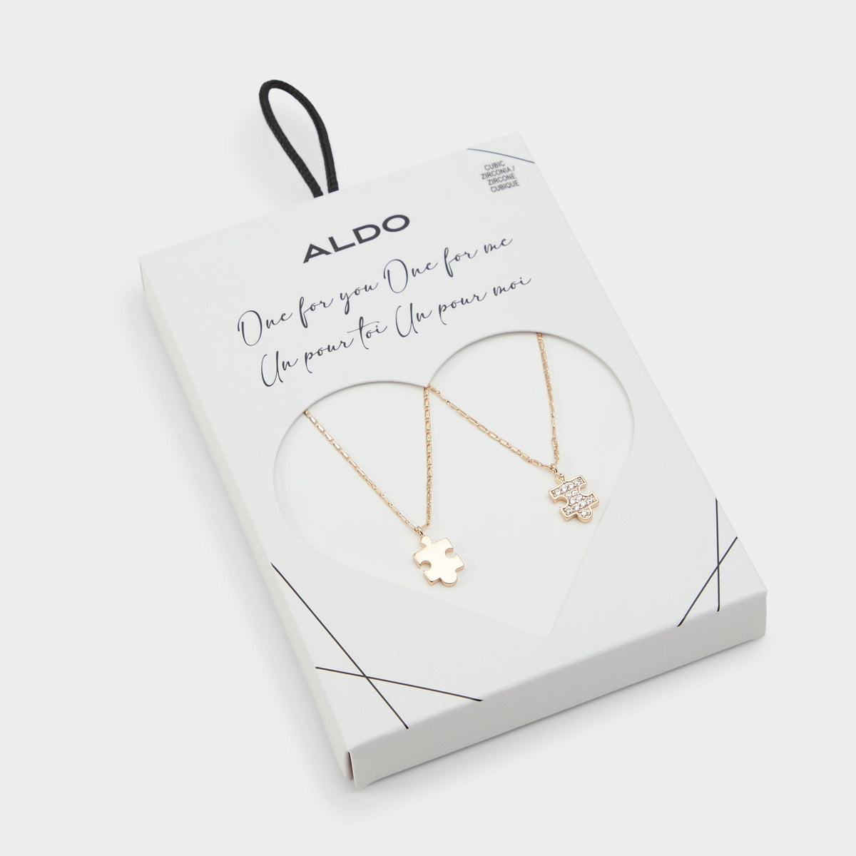 Aldo Besties Gold/Clear Multi Women's Necklaces - Gift set