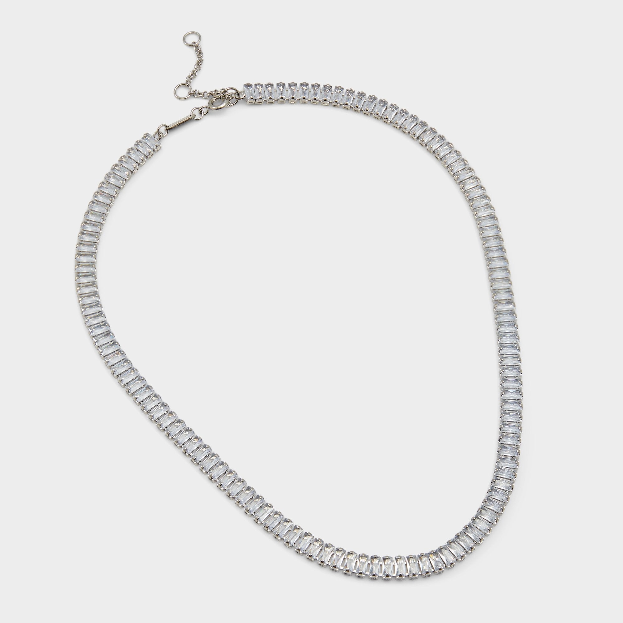 Aldo Maliana Silver/Clear Multi Women's Necklaces - Choker necklace