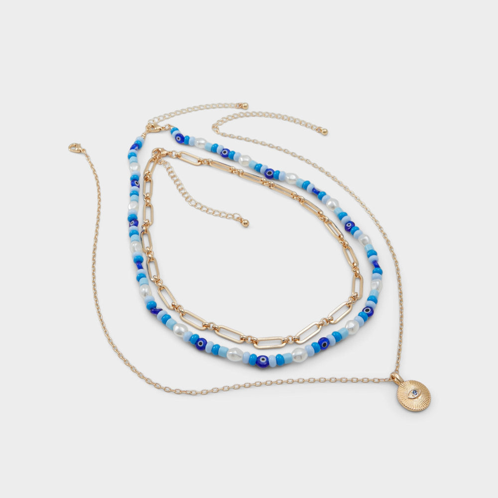 Aldo Menkalinan Dark Blue Women's Necklaces - Necklace